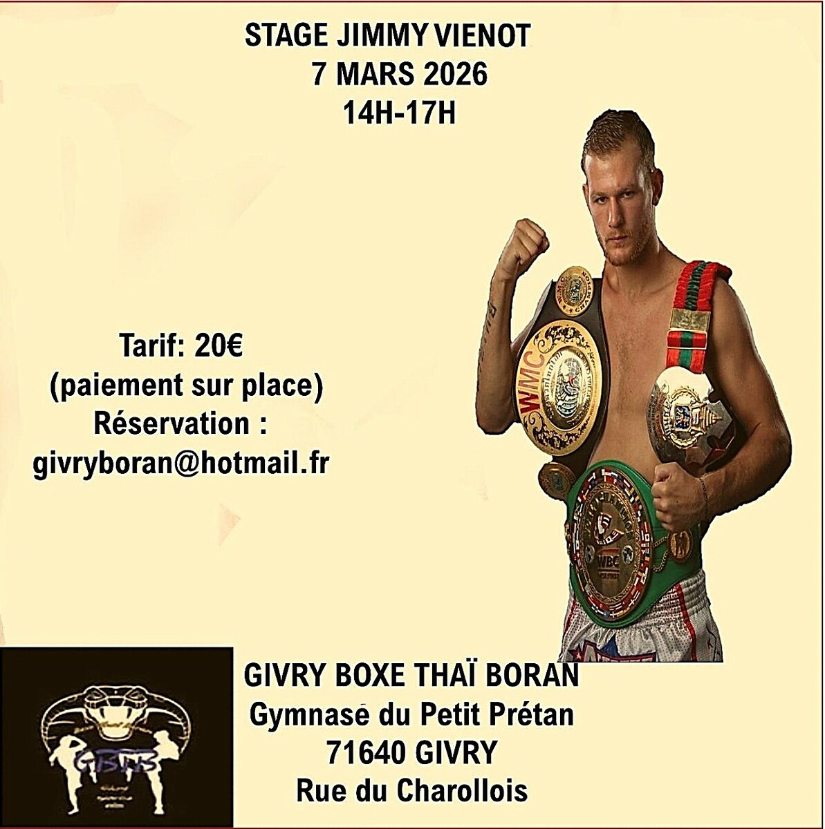 Stage Jimmy Vienot